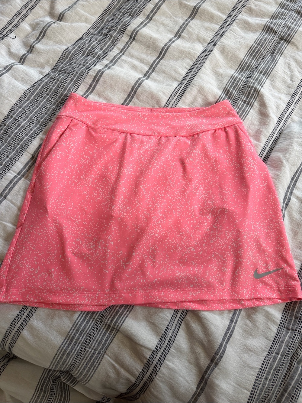 Nike Coral Pink Speckled Athletic Skirt